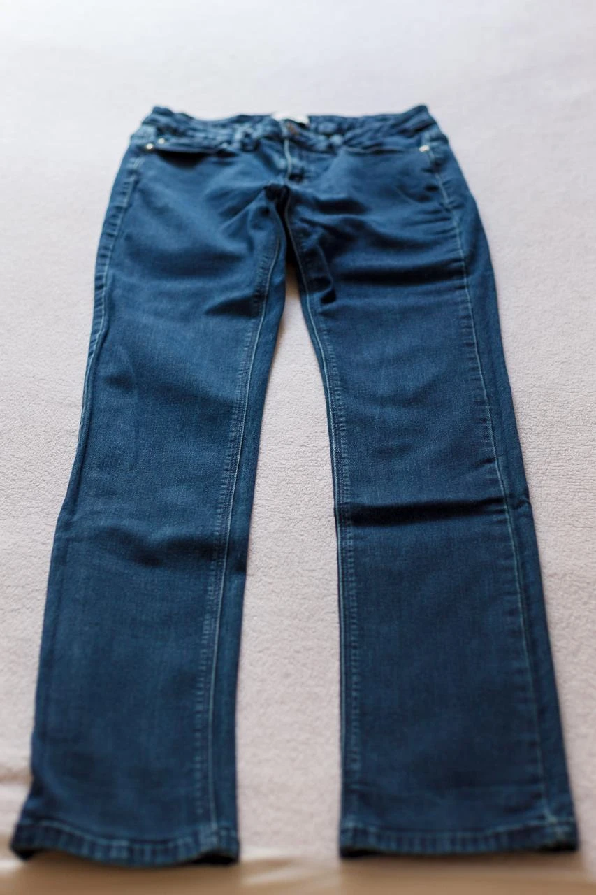 Jean regular Denim blauw zwart - Maat 34 - Goede staat – photo 5